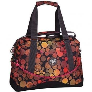 Chiemsee Bolsa de deporte Negro / Rojo / Naranja Única