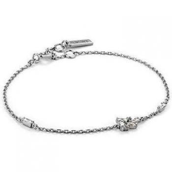 ANIA HAIE Sterling Silver Rhodium Plated Cluster Bracelet B018-02H