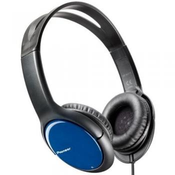 Pioneer SE-MJ711 - Auriculares diadema, negro y azul