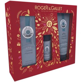 Roger & Gallet L'Homme Menthe Eau de Toilette Gift Set with Deodorant and Shower Gel