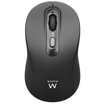 Ratón óptico inalámbrico Ewent EW3218, 800-1200-1600 DPI, clics silenciosos, 4 botones