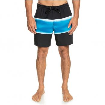 Bañador Quiksilver Surfsilk Air-Brush 17 pulgadas para hombre, color negro, azul y blanco