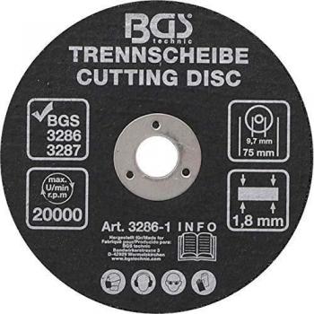 Disco de corte BGS 3286-1 Ø 75 x 1,8 mm - Trennscheibe profesional