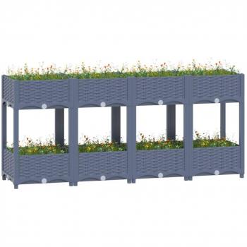 vidaXL Raised Bed 160x40x71 cm Polypropylene