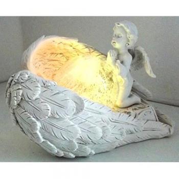 UK n.º 07215 - Ángel con bola de luz LED que cambia de color