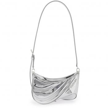 Mugler Silver Small Spiral Curve 01 Bag - One Size Gray Female