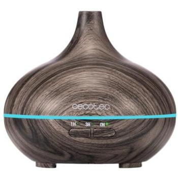 Humidificador Ultrasónico Cecotec Pure Aroma 150 Yin Grey, Depósito de 150 ml, 7 Colores LED, Aromaterapia y Apagado Automático