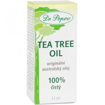 Dr. Popov Tea Tree Oil 11ml - 100% cold-pressed tea tree oil with antiseptic effect