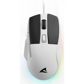 Ratón Gaming Sharkoon Skiller SGM35 Óptico 6400 DPI USB Tipo A Blanco