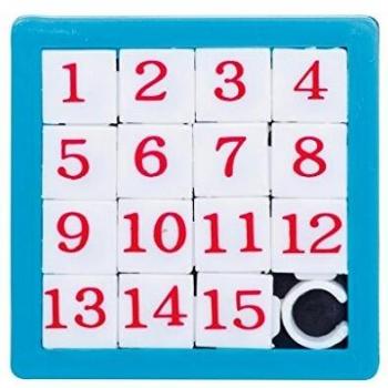 Puzzle Globo Gioco Del 15 Multicolor