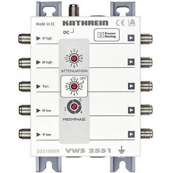 Amplificador SAT Kathrein VWS 2551 - 4 Salidas, 16 dB