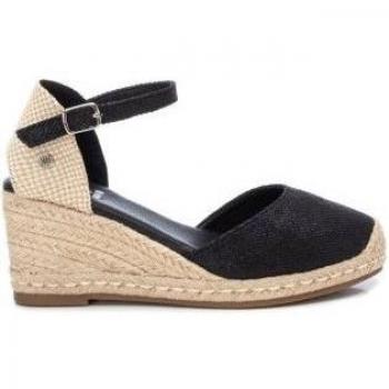 Sandalias de cuña Xti 141414 negro con hebilla