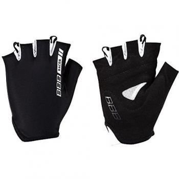BBB Racer Guantes cortos, Hombre, Negro / Blanco, 16