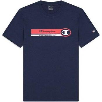 Camiseta de Manga Corta Hombre Champion Crewneck Azul