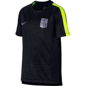 Nike NYR B NK Dry Sqd SS, Camiseta de fútbol niño, niño, Nyr B Nk Dry Sqd Ss, Nero/Volt, Large