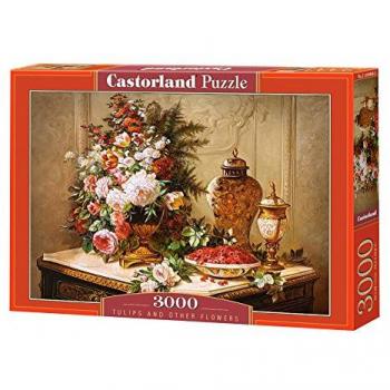 Castorland 3000-Piece Puzzle - Tulips and Other Flowers