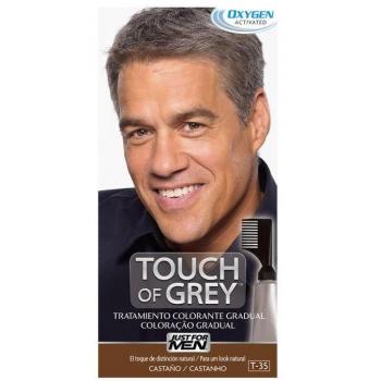 Just For Men Touch of Grey T-35 Coloración para Cabello, Castaño Medio, 40g