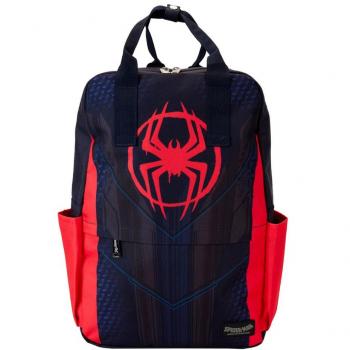 Mochila Nylon Marvel Loungefly Spider-Verse Miles Morales Suit AOP 43cm