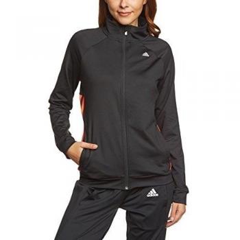 adidas Jacke Clima 3-Stripes Essentials - Chaqueta de running para mujer, color negro, talla XS