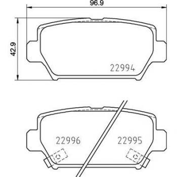 Pastillas de freno BREMBO P 54 062