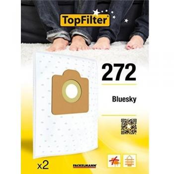 Lote de 2 bolsas de aspiradora Bluesky TopFilter Premium, no tejidas, 30 x 26 cm