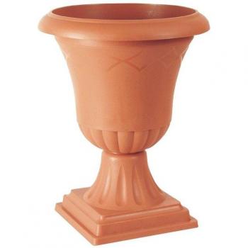 Maceta Ornamental con Pie ATENA 13L Terracota