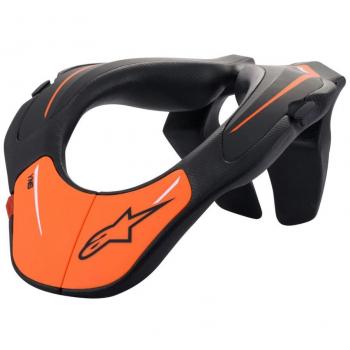 Collarín de Motocross Alpinestars Soporte para Cuello Infantil Negro/Naranja