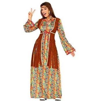 Guirca- Disfraz adulta hippie, Talla 42-44