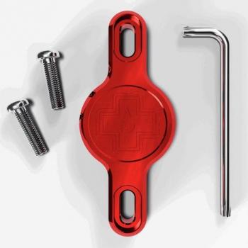Muc-Off Secure Airtag Holder - Red V2