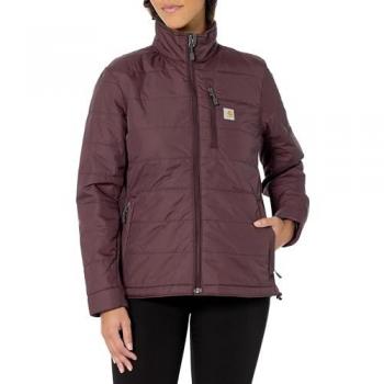 Chaqueta Carhartt Rain Defender Relaxed Fit Lightweight para señora - Rojo (XL)