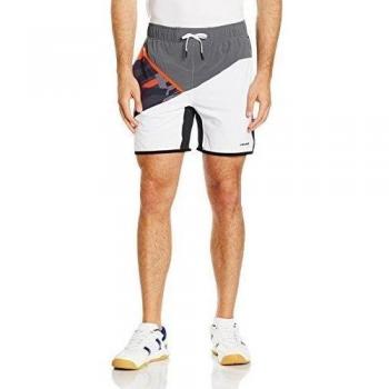 Head Vision Cross - Pantalón corto para hombre, color blanco, talla M