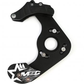 MSC Bikes CH25 - Guiacadenas con Anclaje de Ciclismo, Color Negro