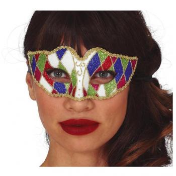 Antifaz de Arlequín Multicolor