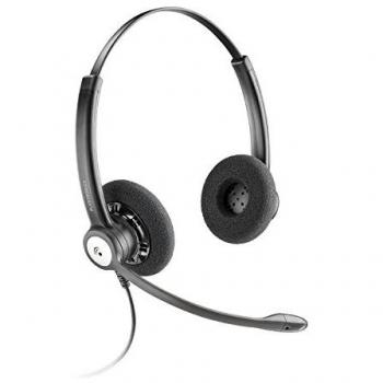 Dual-Ear Plantronics Entera HW121N Office Headset with Clip