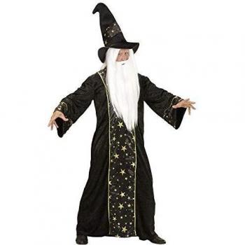 WIDMANN wdm15222 ? Disfraz mago Fantasy, Negro, Medium