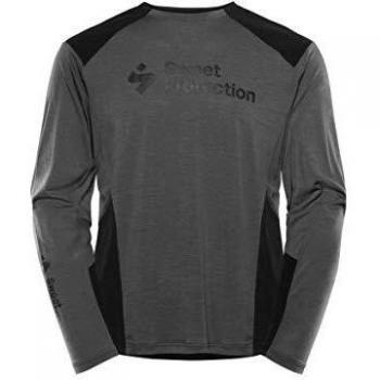 Maillot de Manga Larga Sweet Protection Hunter Fusion Gris Negro - Talla S
