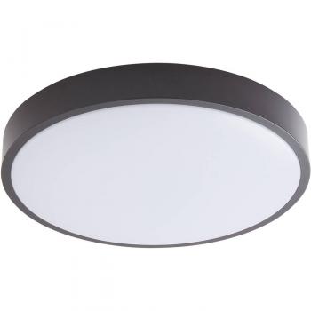 Lindby Smart LED lámpara de techo Innes negro 38cm RGB CCT Tuya - Lámpara de techo moderna, color negro, diámetro de 38 cm, tecnología RGB y CCT, compatible con Tuya