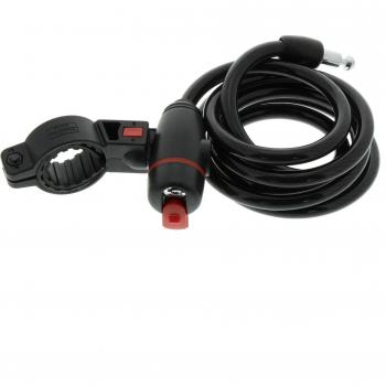 Burg Wächter 1360180 - Cepo para bicicleta con cable en espiral