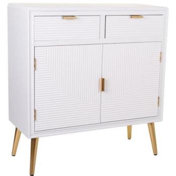 Recibidor de madera blanco Wanderlust Deco 80x36,5x85,5h cm estilo Romántico