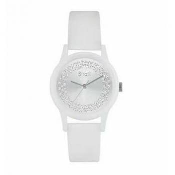 Reloj de Mujer Stroili So Fancy Harbin Blanco de Silicona con Cristales Mod. 1674247