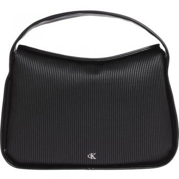 Calvin Klein Stylish Black Shoulder Bag with Magnet Closure, One Size