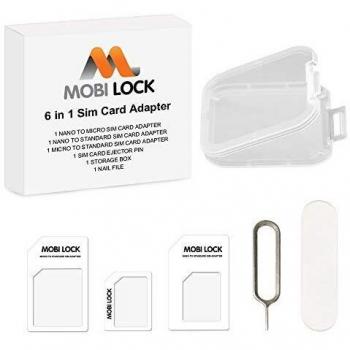 Mobi Lock Kit Adaptador de Tarjeta SIM 6 en 1