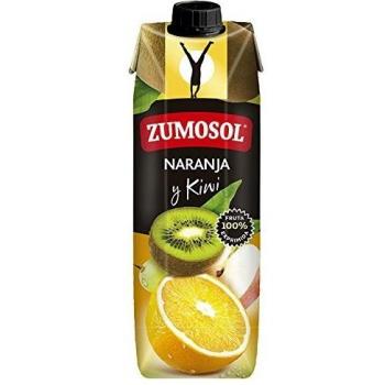 Zumosol - Zumo de naranja y kiwi - 1 l - [Pack de 4]