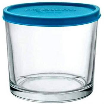 Frigoverre J600101 - Recipiente Redondo 12cm.Alto T.Azul