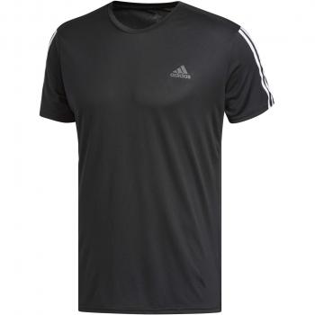 adidas Run IT tee 3S M Camiseta de Manga Corta, Hombre, Black/White, XL