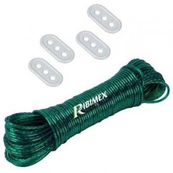 Cuerda de ropa 40 m con 4 tensores y diámetro de 3 mm