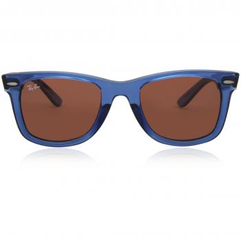 Ray-Ban RB2140F Asian Fit 6587C5 Anteojos de Sol para Hombre Azules 52 Lentes