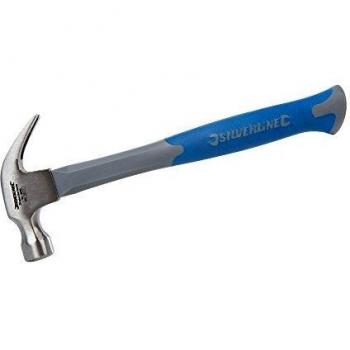 Silverline 580456 - Martillo sacaclavos con mango de fibra de vidrio