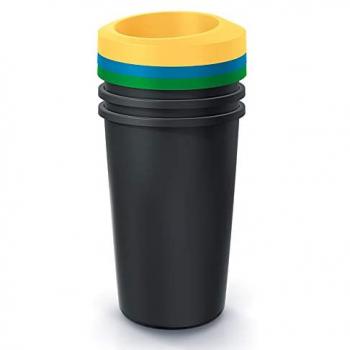 Juego de 3 cubos de reciclaje KEDEN de 45L cada uno
