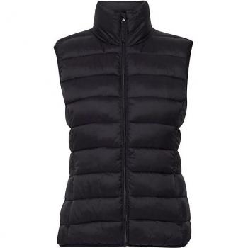 B-Young Women's Black Puffer Vest Bybelena